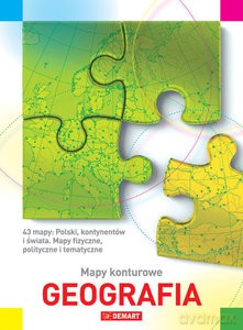 Geografia mapy konturowe - Jarosław Orłowski [KSIĄŻKA]