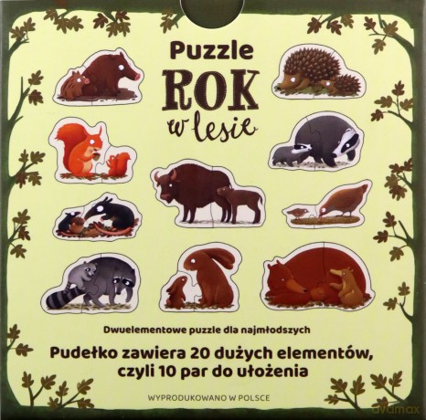 Gra Rok w lesie Rodzice i dzieci. - Emilia Dziubak [KSIĄŻKA]