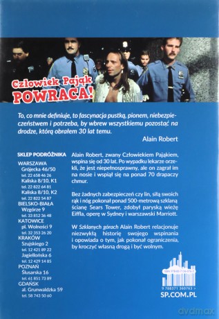 Szklane góry. Ekstremalne przygody Człowieka-Pająka - Alain Robert [KSIĄŻKA]