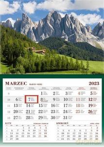 Kalendarz jednodzielny 2023-82 KS056B-GÓRY [KALENDARZ]
