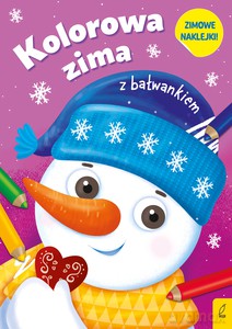Kolorowa zima z bałwankiem [KSIĄŻKA]