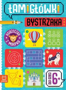 Łamigłówki bystrzaka. Książeczka z małpką. Dla dzieci 6+ - Beata Karlik [KSIĄŻKA]