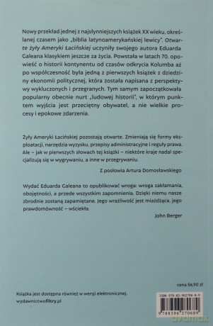 Otwarte żyły Ameryki Łacińskiej - Eduardo Galeano [KSIĄŻKA]