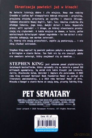 Smętarz dla zwierzaków - Stephen King [KSIĄŻKA]