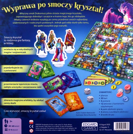 Smoczy kryształ. Edgard Games - Hubert Bobrowski [GRA]