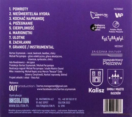 Bartas Szymoniak: Granice [CD]