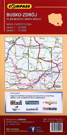 Busko-Zdrój Plan miasta i mapa okolic [KSIĄŻKA]