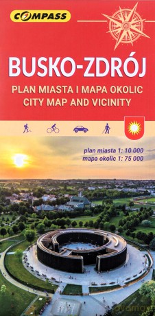 Busko-Zdrój Plan miasta i mapa okolic [KSIĄŻKA]