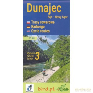 Dunajec Ząb - Nowy Sącz Trasy rowerowe [KSIĄŻKA]