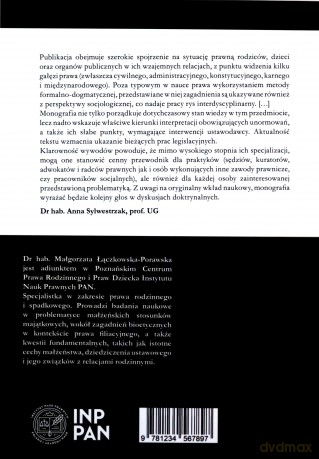 Dziecko-rodzice-państwo w kontekście świadczeń zdrowotnych edukacyjnych i przemocy domowej - Łączkowska-Porawska Małgorzata Red. [KSIĄŻKA]