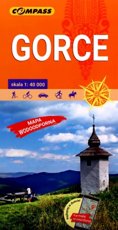 Gorce Mapa laminowana wodoodporna [KSIĄŻKA]