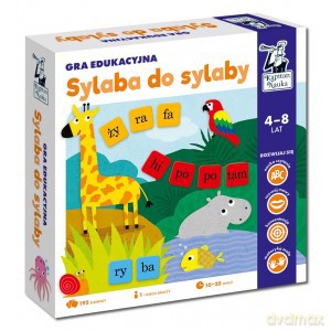 Gra edukacyjna Sylaba do sylaby 4-8 lat [GRA]