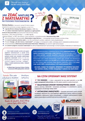 Jak zdać maturę z matematyki na poziomie podstawowym 2023 - Dariusz Kulma [KSIĄŻKA]