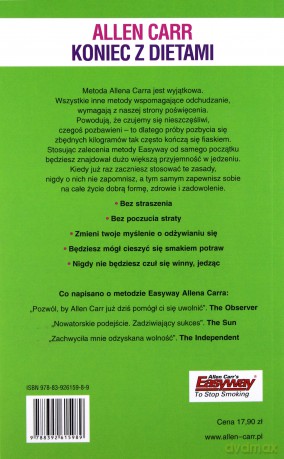 Koniec z dietami - Allen Carr [KSIĄŻKA]