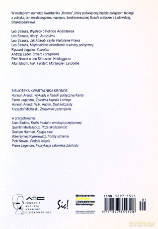 Kronos 1/2012 Realizm spekulatywny