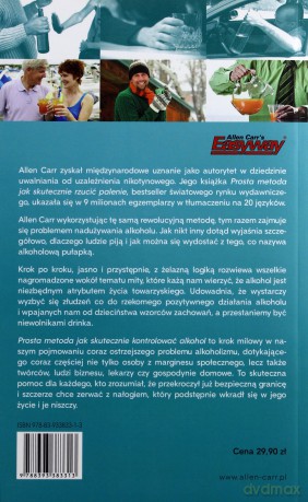 Prosta metoda jak skutecznie kontrolować alkohol - Allen Carr [KSIĄŻKA]