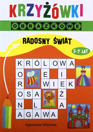 Krzyżówki obrazkowe Radosny świat - Agnieszka Wileńska [KSIĄŻKA]