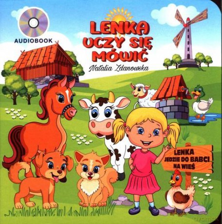 Lenka uczy się mówić Lenka jedzie do babci na wieś - Natalia Zdanowska [KSIĄŻKA]