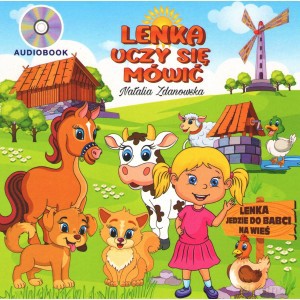 Lenka uczy się mówić Lenka jedzie do babci na wieś - Natalia Zdanowska [KSIĄŻKA]
