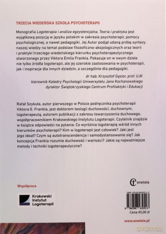 Logoterapia i analiza egzystencjalna Teoria i praktyka - Rafał Szykuła [KSIĄŻKA]