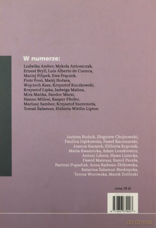 Nowy Napis Liryka Epika Dramat nr 4/2019