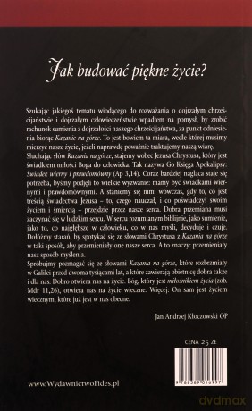 Jak budować piękne życie? Jezusowy przewodnik po Kazaniu na górze - Kłoczowski Jan, Andrzej OP [KSIĄŻKA]
