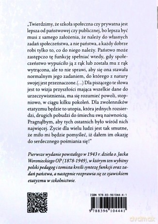 Państwo i szkoła - Jacek Op Woroniecki [KSIĄŻKA]