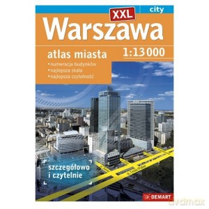 Warszawa XXL Atlas miasta [KSIĄŻKA]