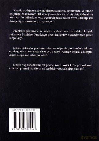 Savoir vivre. 250 problemów - Stanisław Krajski [KSIĄŻKA]