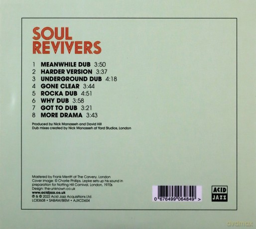 Soul Revivers: Grove Dub [CD]