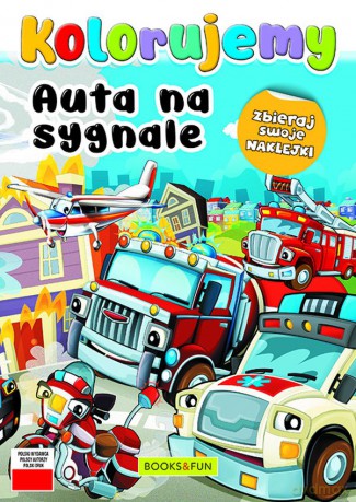 Auta na sygnale. Kolorujemy [KSIĄŻKA]