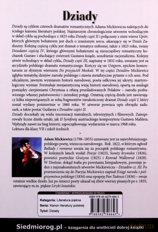 Dziady - Adam Mickiewicz [KSIĄŻKA]