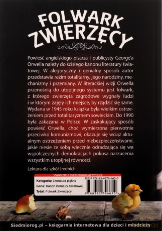 Folwark Zwierzęcy - George Orwell [KSIĄŻKA]
