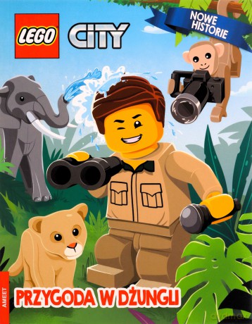 Lego city Przygoda w dżungli LWR-6004 [KSIĄŻKA]
