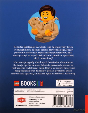 Lego city Przygoda w dżungli LWR-6004 [KSIĄŻKA]