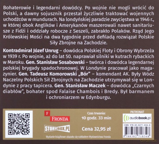 Niechciani generałowie. Sosabowski, Maczek, Bór-Komorowski i inni. Powojenne losy polskich oficerów - Szymon Nowak [AUDIOBOOK]