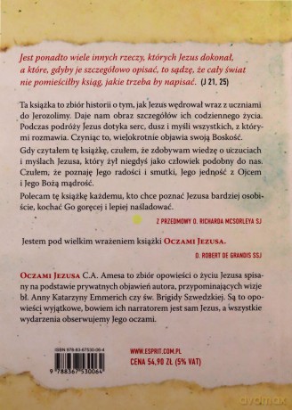 Oczami Jezusa. Wydanie zebrane - Carver Alan Ames [KSIĄŻKA]