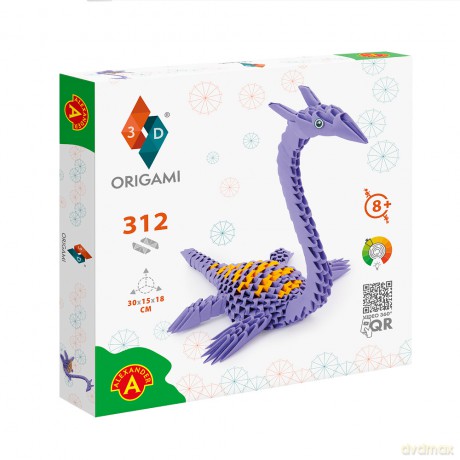Origami 3D Plezjozaur