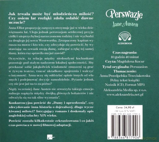 Perswazje - Austen Jane [AUDIOBOOK]