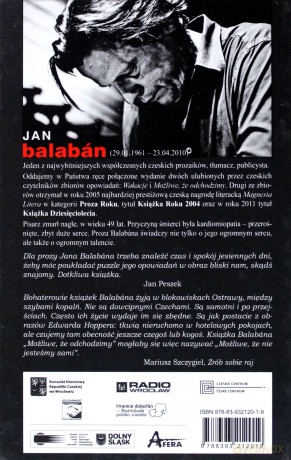 Wakacje. Możliwe, że odchodzimy - Jan Balabán [KSIĄŻKA]