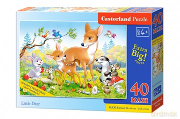 CASTORLAND 40 el.Mały Jeleń maxi B-040384-1 [PUZZLE]