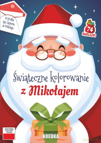 Świąteczne kolorowanie z Mikołajem [KSIĄŻKA]