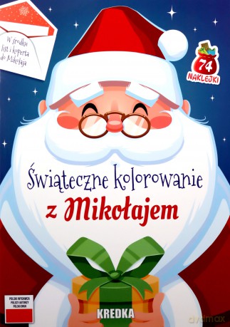 Świąteczne kolorowanie z Mikołajem [KSIĄŻKA]