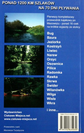 Kajakiem w okolicach Warszawy Przewodnik - Praca zbiorowa  [KSIĄŻKA]