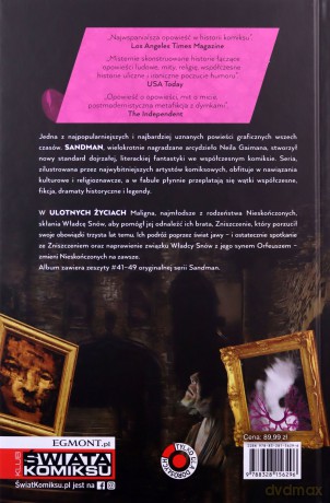 Ulotne życia. Sandman. (Tom 7) - Neil Gaiman, Jill Thompson, Vince Locke [KOMIKS]