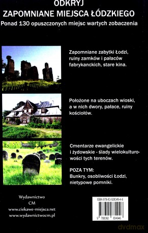 Zapomniane miejsca Łodzi i okolic - Praca zbiorowa  [KSIĄŻKA]