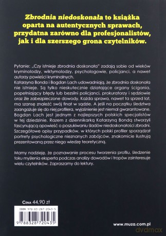 Zbrodnia niedoskonała - Katarzyna Bonda, Bogdan Lach [KSIĄŻKA]