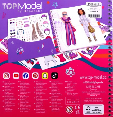 Zestaw Dress Me Up Top Model Tiny Dancer 12077A