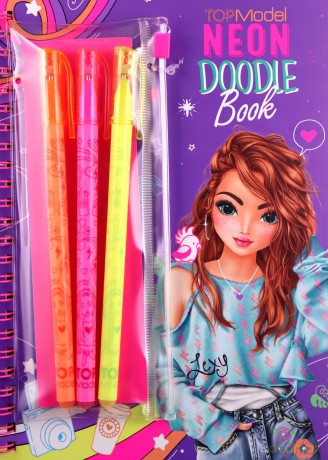 Zestaw Neon Doodle Top Model z neonowymi żelpenami