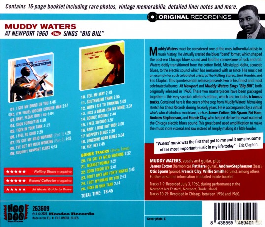Muddy Waters: At Newport 1960 + Sings Big Bill [CD]